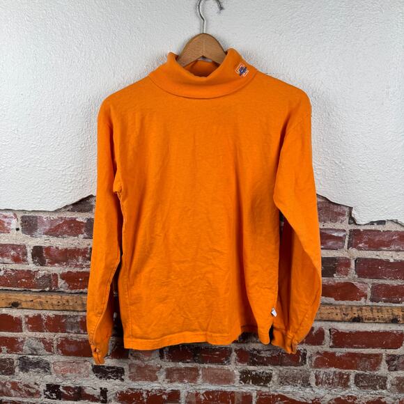 Vintage Tennessee Lady Vols Shirt Sz Medium Orange Long Sleeve Embroidered NCAA - Picture 1 of 9